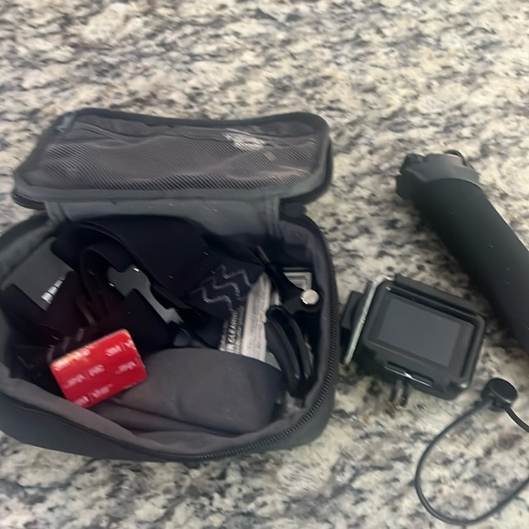 Go pro - I believe it’s damaged now because it got wet on our last trip.
